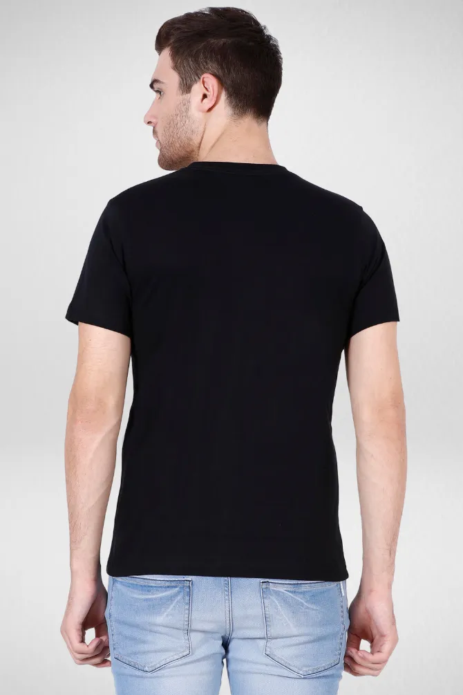 White and Black V Neck T-Shirts Combo for Men