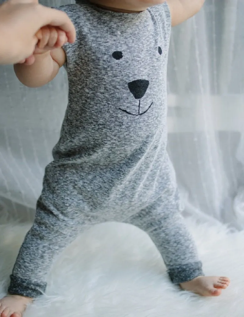 Winter Warmer Rompers Cute Baby Bear Jumpers Rompers