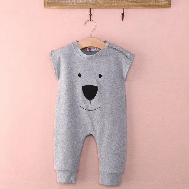 Winter Warmer Rompers Cute Baby Bear Jumpers Rompers