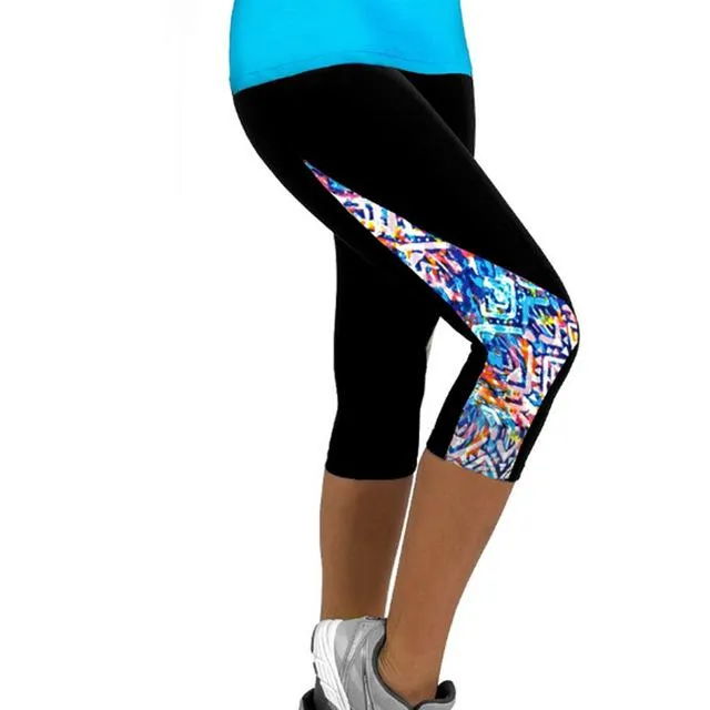 Women Capris Printed Leggings