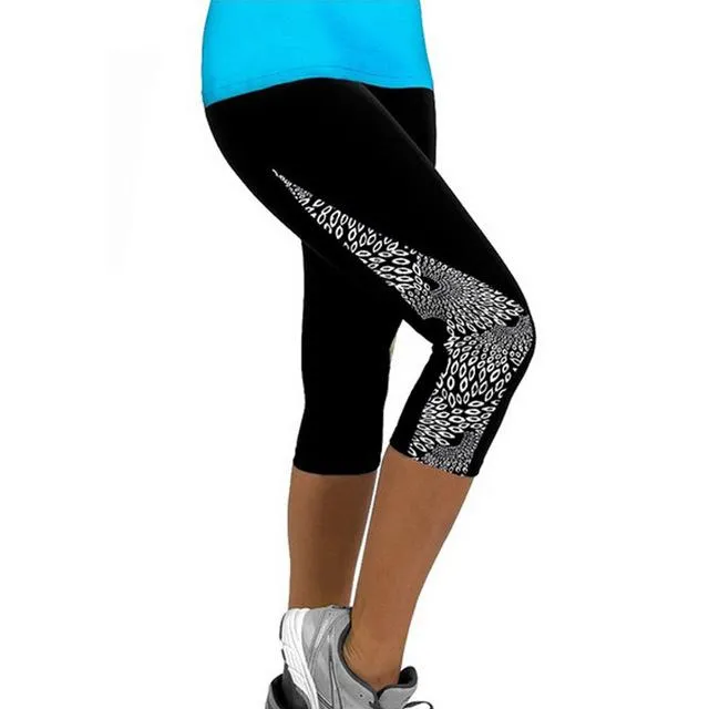 Women Capris Printed Leggings