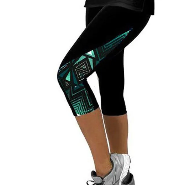 Women Capris Printed Leggings