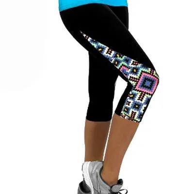 Women Capris Printed Leggings