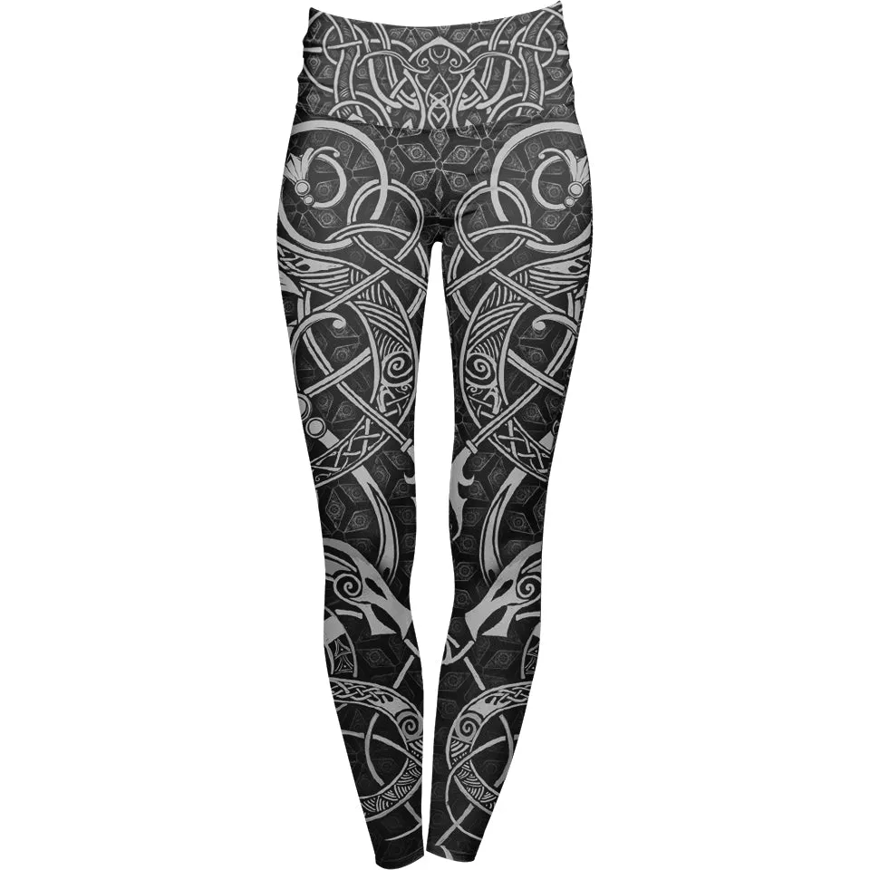 World Serpent High Waisted Leggings