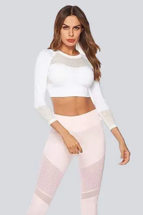 yoga fitness pink  leggings